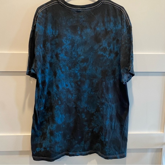 Blue Tie Dye Guns N' Roses Graphic T-Shirt Size XL - Picture 5 of 6